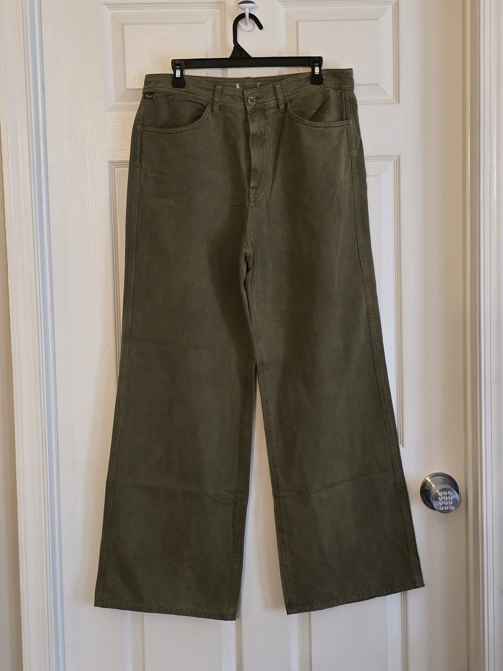 NWOT R.M. Williams Olive Green Cotton Pants (flawed) - 32x31